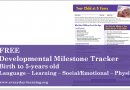 Free Developmental Milestone Tracker