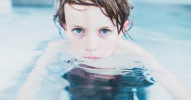tween boy floating in water; identity formation and gifted children